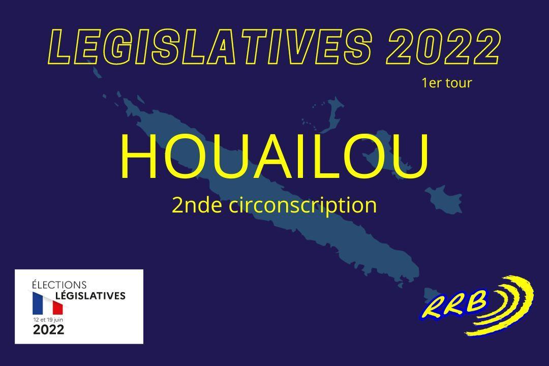 1er Tour Législatives 2022 : Gérard Reignier devant Thierry Santa à Houailou