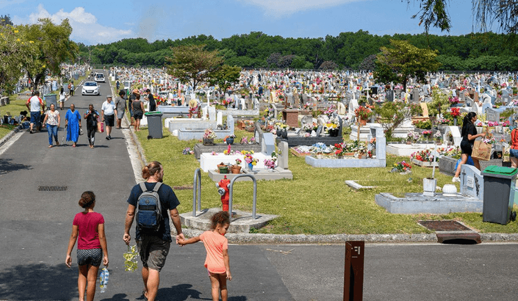 Nouméa : un plan interactif du cimetière du 5ème Km accessible via un QR Code