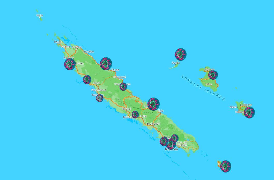 Où se trouve le Covid-19 en Nouvelle Calédonie ?