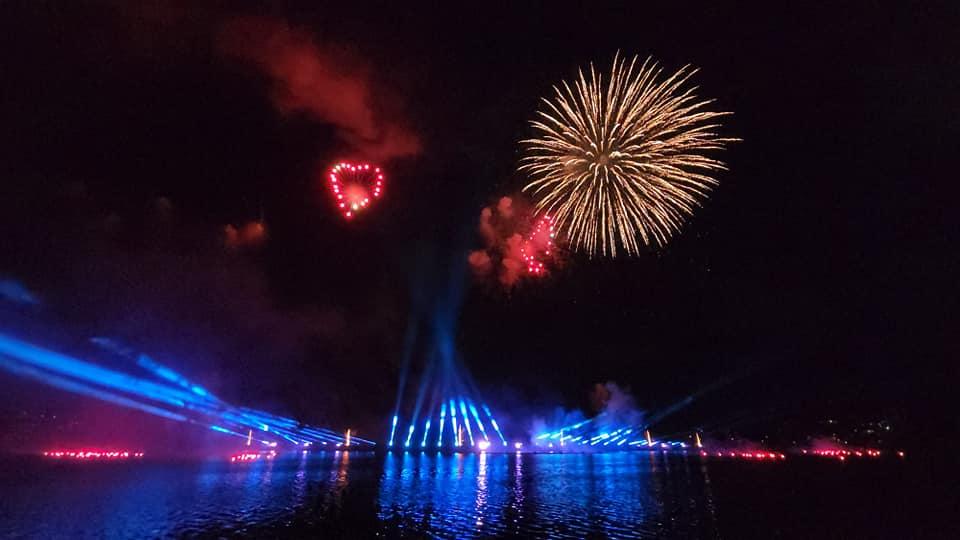 Feu d'artifice de la nouvelle année à Nouméa