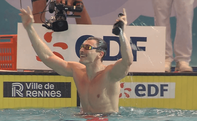 Succès de Maxime Grousset sur le 100m papillon avec un record de France à la clé