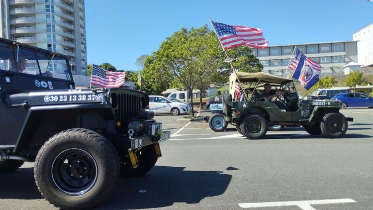 Le Jeep Army Club célèbre la présence américaine