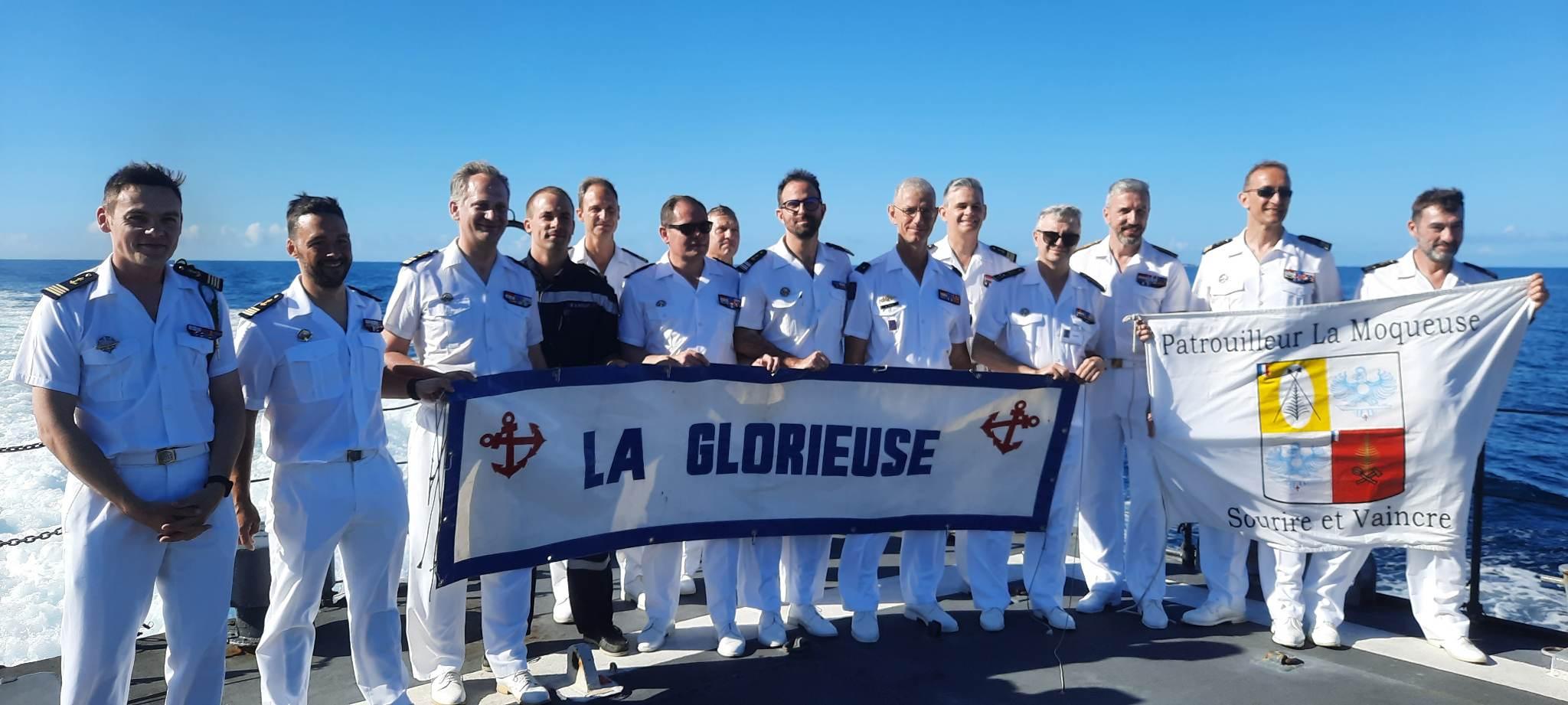 Dernière sortie en mer pour le Patrouilleur La Glorieuse