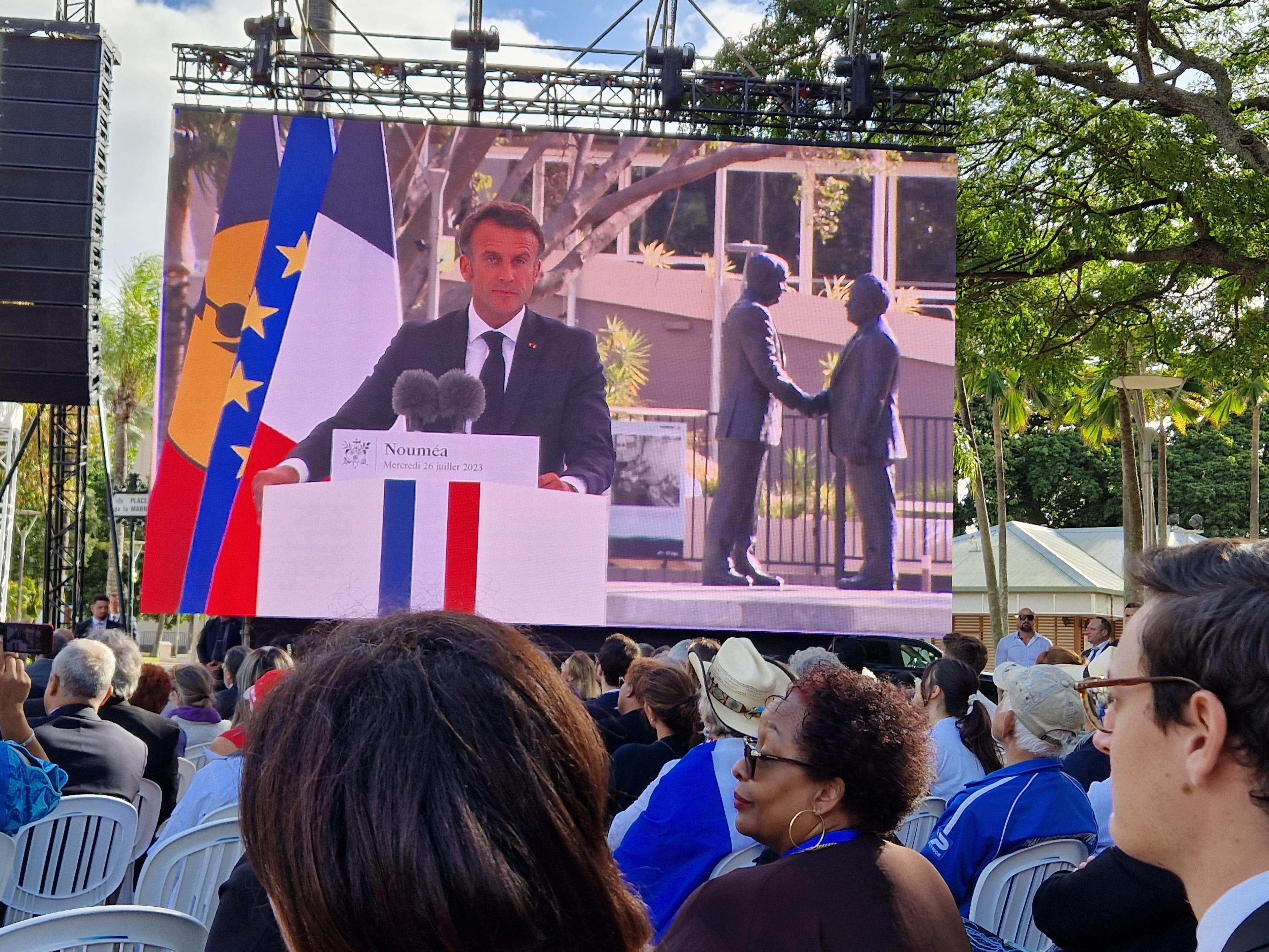 "La Nouvelle-Calédonie est française parce qu'elle a choisi de rester française" 