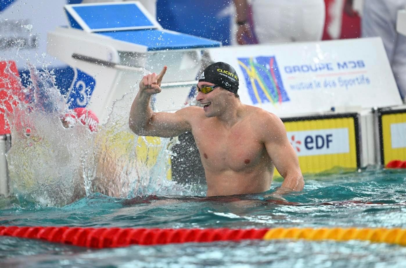 Maxime Grousset intouchable sur le 100m nage libre