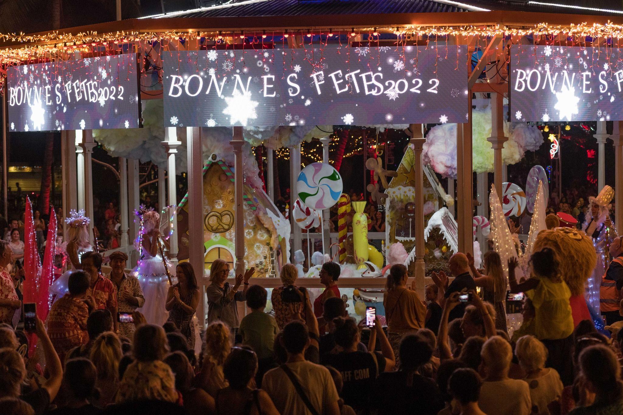 Illumination de Noël, hier soir de la ville de Nouméa