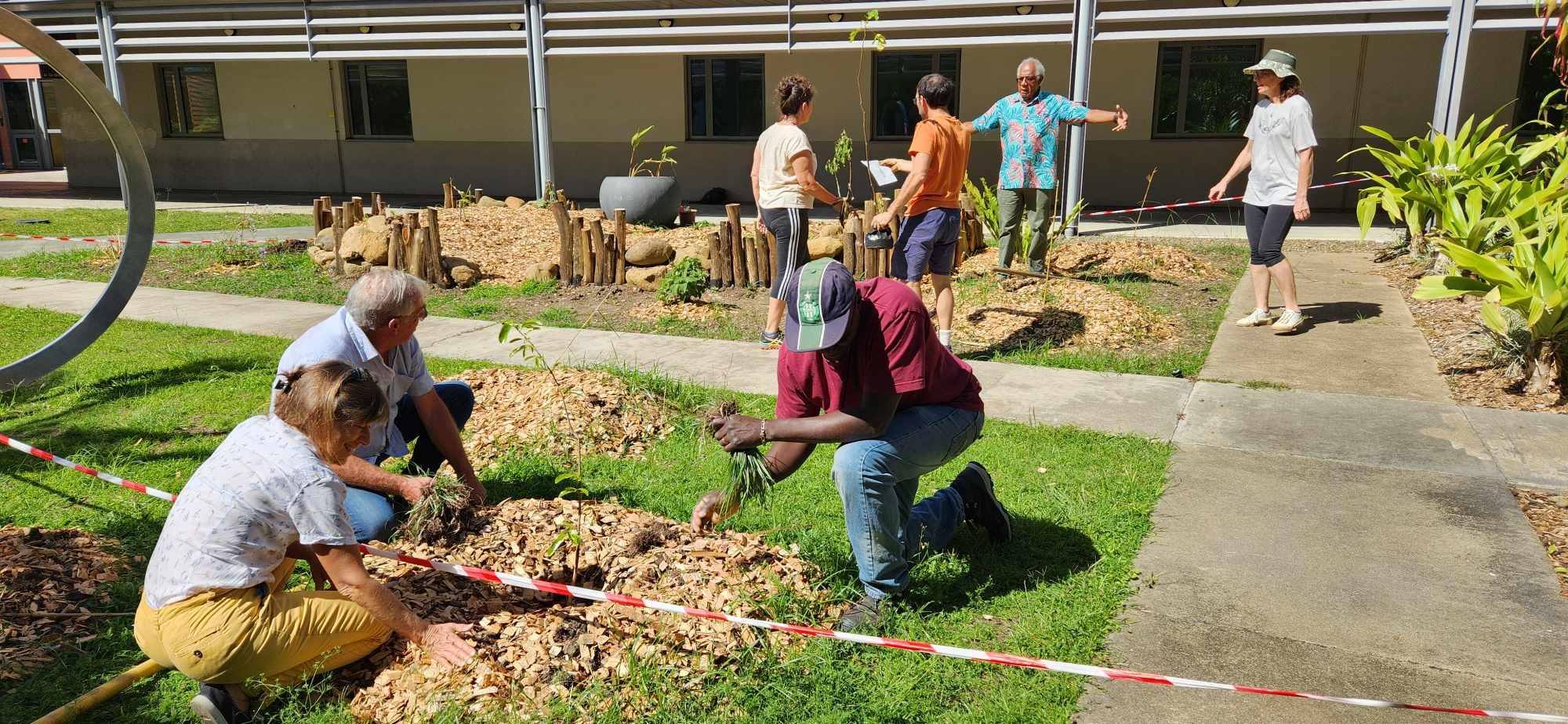 Un jardin thérapeutique au centre du Médipole