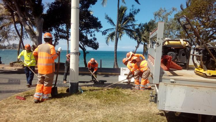 Coup d’envoi hier des travaux sur l’Anse Vata