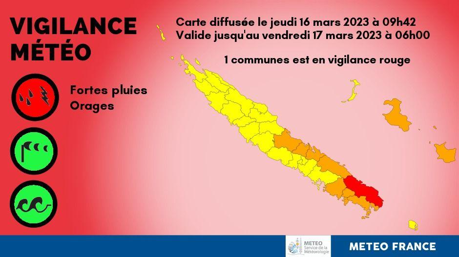 Episode pluvio-orageux d'intensité exceptionnelle touche actuellement l'extrême Sud