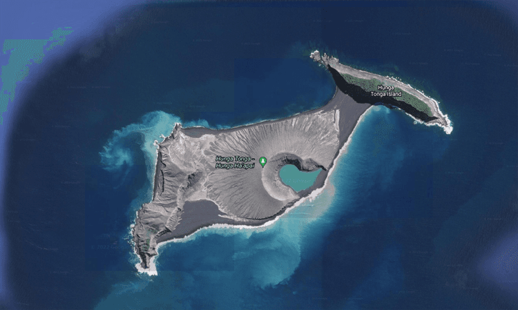 Un volcan tongien en éruption, la DSCGR appelle à la prudence