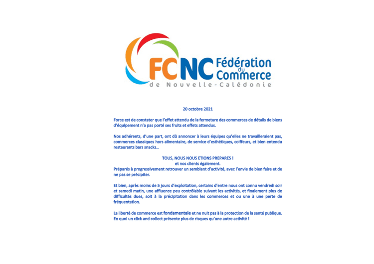 Confinement strict pour les 2 weekends à venir : incompréhension de la FCNC