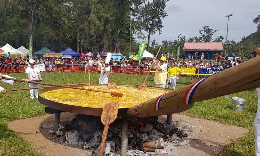 La recette de l'omelette géante