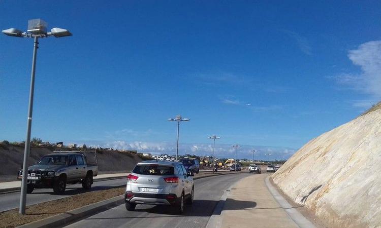 La route de l'aérodrome ouverte