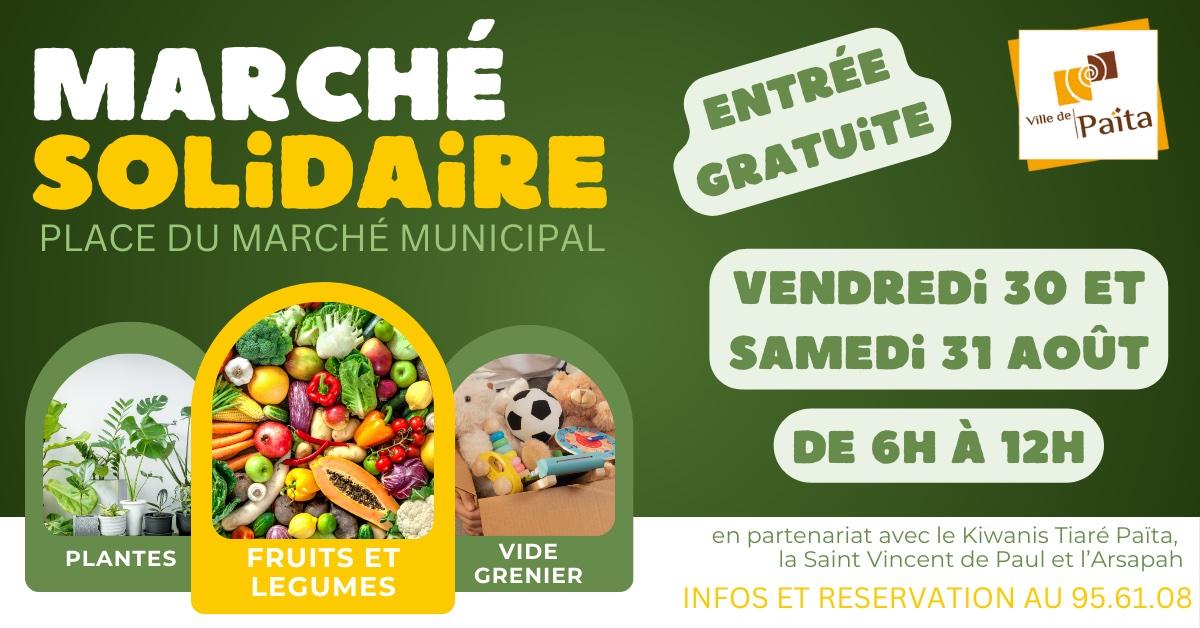 Marché solidaire païta