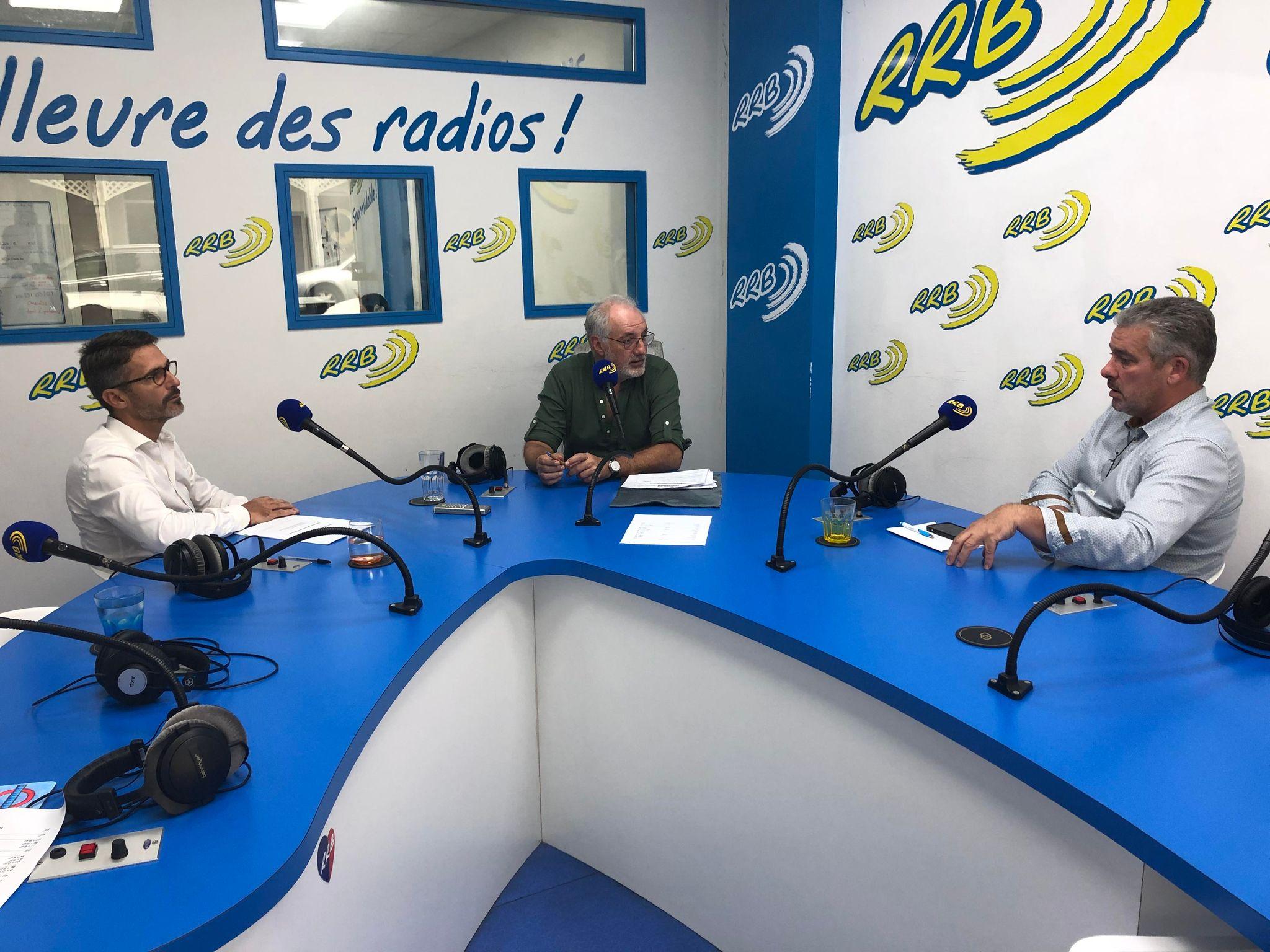 Jean-François Bodin en studio avec ses invités