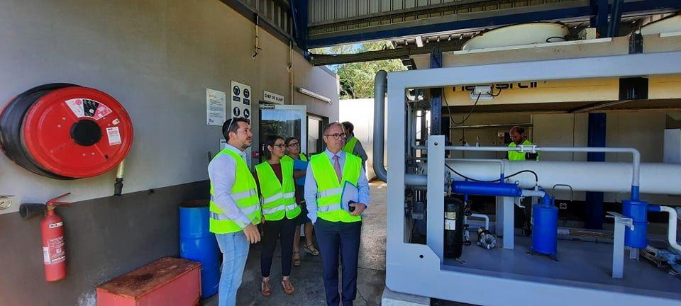 Visite ce matin du Haut-Commissaire auprès des entreprises Gazpac et Vega