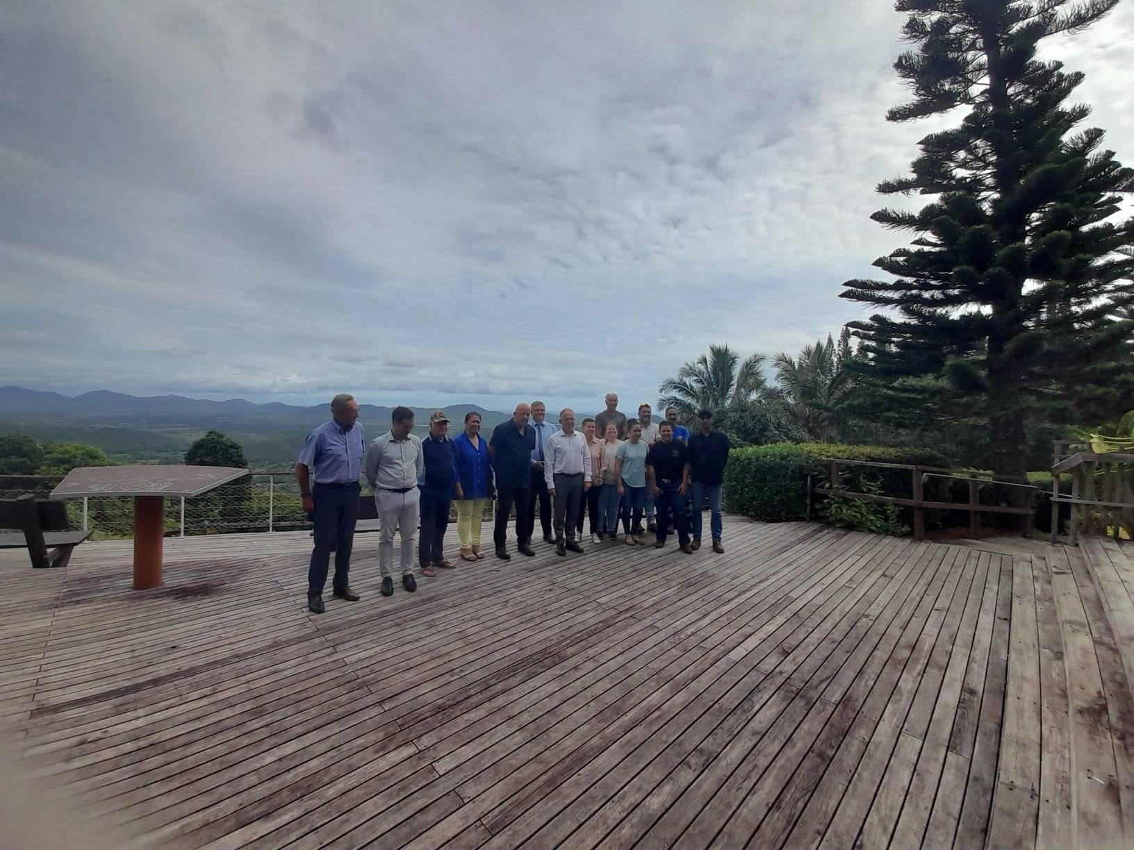 Le Haut-commissaire à Farino.