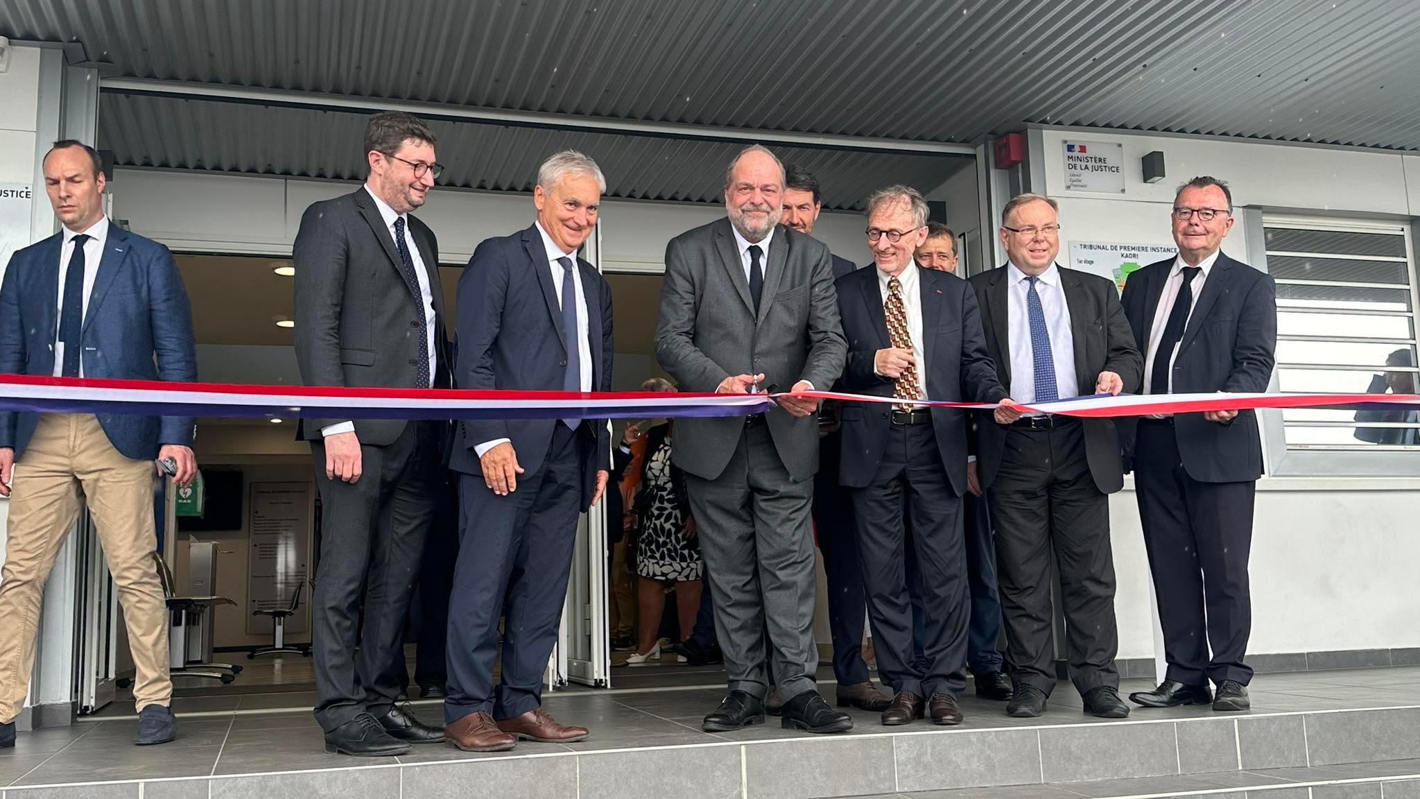 Eric Dupond-Moretti en visite au Palais de Justice de Nouméa
